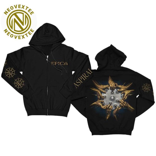 Official Epica Aspiral New Album Coming April 11th 2025 Zip Hoodie T-Shirt