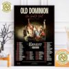 Primal Fear Domination Tour 2025 With Special Guest Eleine Dates List Home Decor Poster Canvas