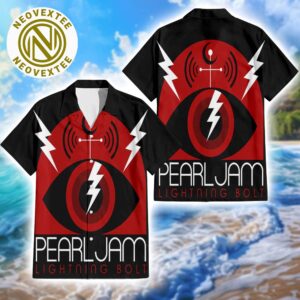 Pearl Jam Lightning Bolt 2 Album Cover Hawaiian Shirt Gift For Fan Aloha Music