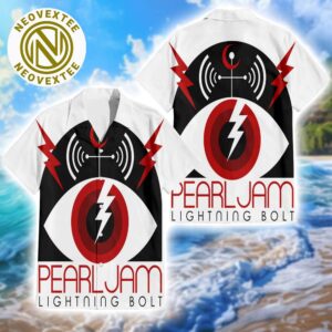 Pearl Jam Lightning Bolt Album Aloha Cover Music Summer Hawaiian Shirt