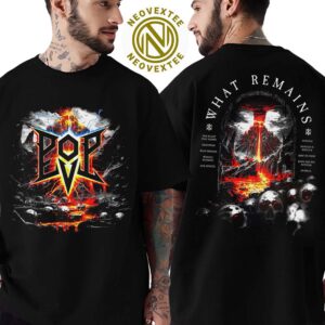 Pop Evil Tee For What Remains Album 2025 Two Sides Print Unisex T-Shirt