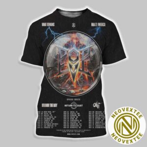 Pop Evil What Remains North America Tour 2025 Schedule List Dates All Over Print Shirt