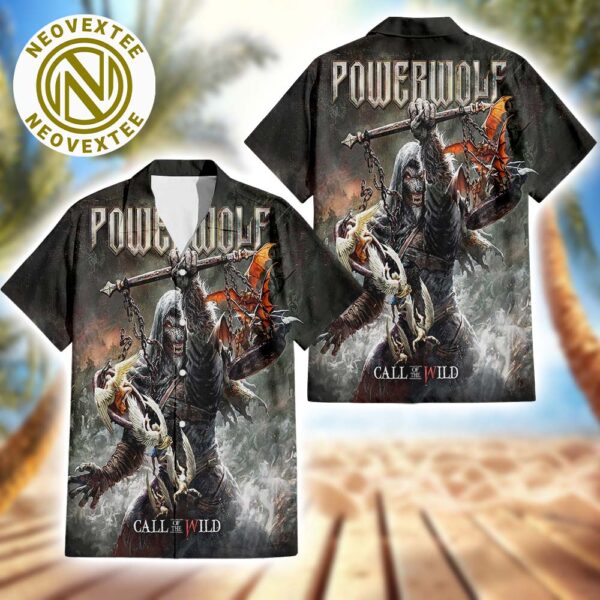 Powerwolf Album Call Of The Wild Cover Aloha Music Summer Hawaiian Shirt