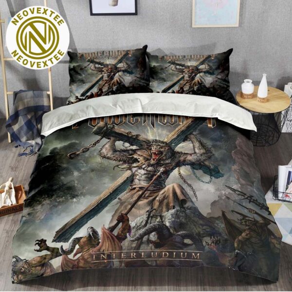 Powerwolf Album Interludium Cover For Fan Music Bedding Set