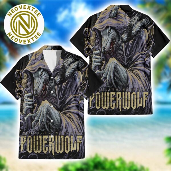 Powerwolf Band Metallum Nostrum Album Cover Aloha Music Family Hawaiian Shirt