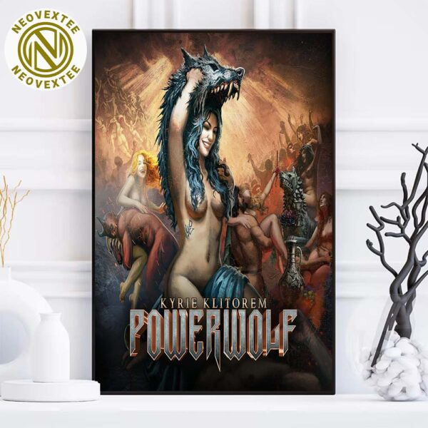 Powerwolf Band Poster Limited 7 Picture For Kyrie Klitorem Home Decor Poster Canvas