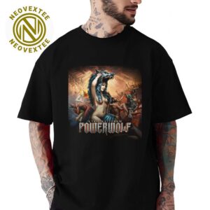 Powerwolf Band Poster Limited 7 Picture For Kyrie Klitorem Vintage T-Shirt