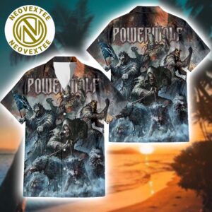 Powerwolf Best of the Blessed Album Cover Music Summer Hawaiian Shirt Gift For Family