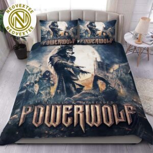 Powerwolf Blessed And Possessed Album Cover Bedding Set Queen