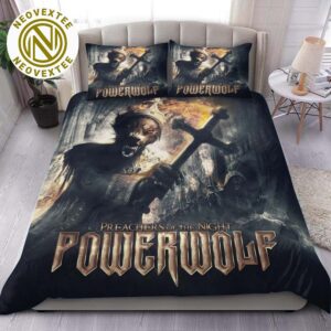 Powerwolf Preachers of the Night Album Cover Duvet Cover Bedding Set