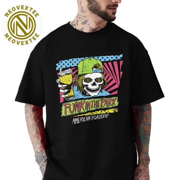 Punk In The Park Official Merch Skelly Vision PITP American Roadtrip 2025 Unisex T-Shirt