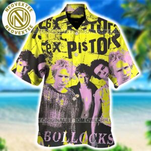 Sex Pistols Rock Band Music Bollocks Punk Summer 2025 Hawaiian Shirt And Beach Short