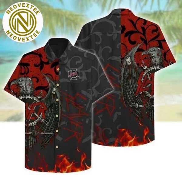 Slayer Big Logo Eagle Aloha Summer 2025 Hawaiian Shirt