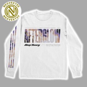 Sleep Theory Afterglow Track List White Long Sleeve T-Shirt