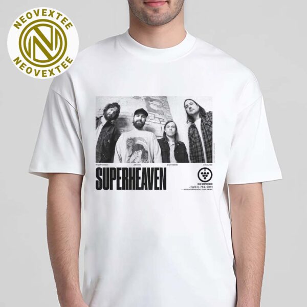 Superheaven Band Promo Poster White Merch Unisex T-Shirt