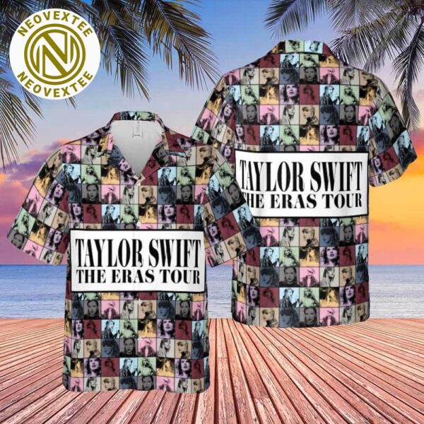 Taylor Swift The Eras Tour With Avatar Portrait 2025 Tour Summer Hawaiian Shirt