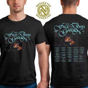 Tennis Band Face Down In The Garden Tour 2025 Dates List Two Sides Print Unisex T-Shirt