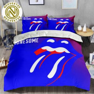 The Rolling Stones Album Blue And Lonesome Music Cover Bedding Set Queen