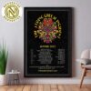 Hardy Band Music Poster For Jim Bob World Tour 2025 List Dates Home Decor Poster Canvas