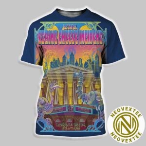 The String Cheese Incident Concert Poster For Atlanta GA At Tabernacle Theatre On February 6th 7th And 8th 2025 All Over Print Shirt