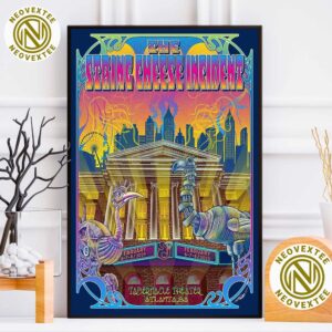 The String Cheese Incident Concert Poster For Atlanta GA At Tabernacle Theatre On February 6th 7th And 8th 2025 Poster Canvas