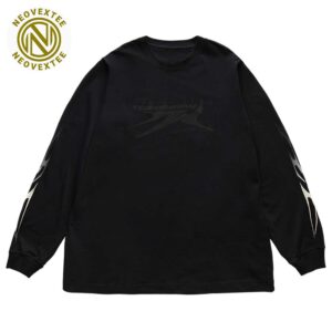 The Weeknd Merch Blackout Logo Hurry Up Tomorrow Long Sleeve T-Shirt