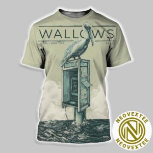 Wallows Poster Show Tonight In Clearwater FL At The BayCare Sound On February 23 2025 All Over Print Shirt