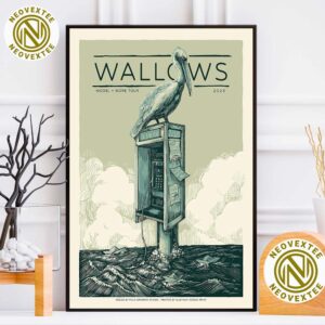 Wallows Poster Show Tonight In Clearwater FL At The BayCare Sound On February 23 2025 Home Decor Poster Canvas