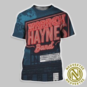 Warren Haynes Band Poster For Tour 2025 List Dates All Over Print Shirt