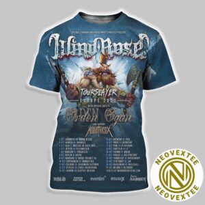 Wind Rose Band Tourslayer Europe 2025 Dates List All Over Print Shirt