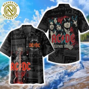 ACDC Highway To Hell Aloha Summer 2025 Best Music Hawaiian Shirt