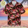 Aerosmith Band Permanent Vacation 1987 Album Cover Summer Aloha Music Hawaiian Shirt