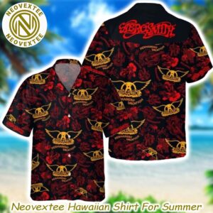 Aerosmith Rock Band Permanent Vacation Summer Aloha Music 2025 Hawaiian Shirt