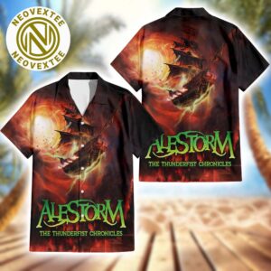 Alestorm Band The Thunderfist Chronicles New Album Out On June 20th 2025 Summer Aloha Hawaiian Shirt