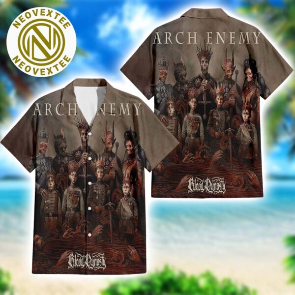 Arch Enemy Band Blood Dynasty New Album 2025 Aloha Summer Hawaiian Shirt