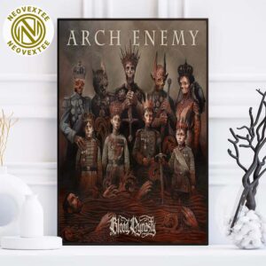 Arch Enemy Band New Album Blood Dynasty Out March 28 2025 Home Decor Poster Canvas