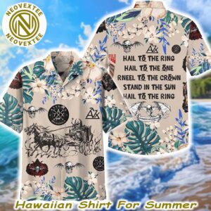 Avenged Sevenfold Hail To The King Hail To The One And Rneel To The Crown And Stand In The Sun Tropical Aloha Hawaiian Shirt