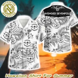 Avenged Sevenfold Tropical And Logo Music Aloha Summer Hawaiian Shirt