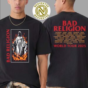 Bad Religion Burn Merch Tee World Tour 2025 Two Sides Print Classic T-Shirt