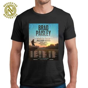 Brad Paisley Truck Still Works World Tour 2025 Schedule Dates List Unisex T-Shirt