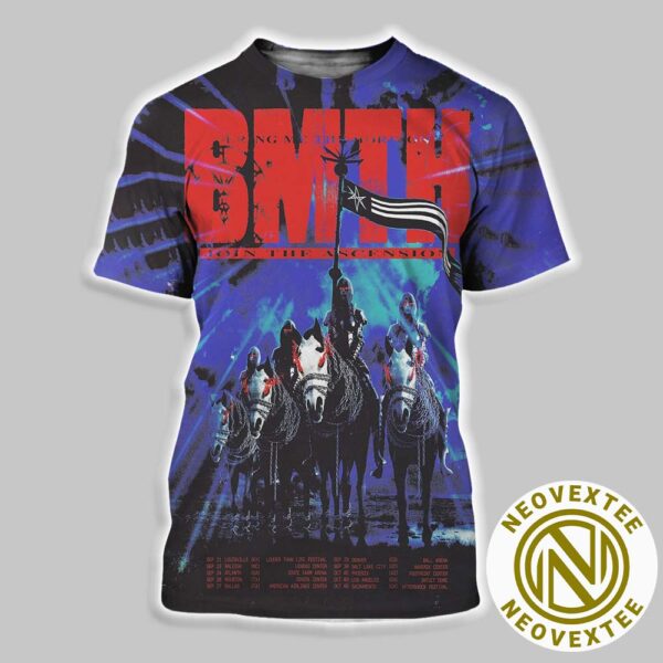 Bring Me The Horizon North America Tour 2025 Dates List All Over Print Shirt