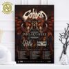 Volbeat Greatest Of All Tours 2025 Worldwide God Of Angels Trust Dates List Home Decor Poster Canvas