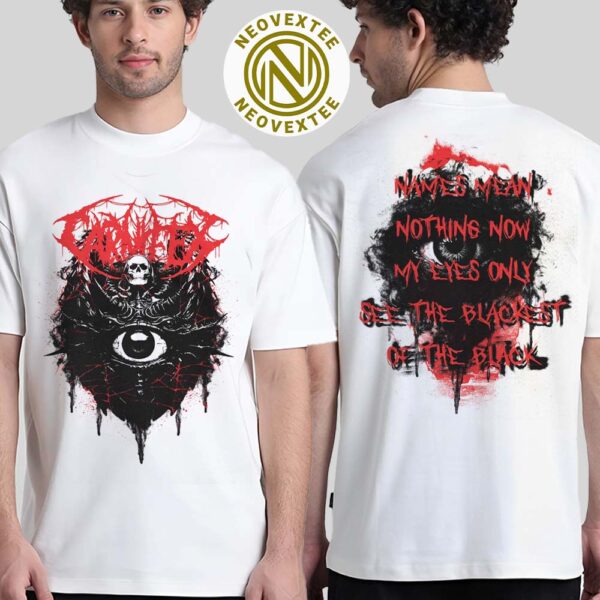 Carnifex Merch Name Means Nothing Now My Eyes Only See The Blackest Of The Black Two Sides Print T-Shirt