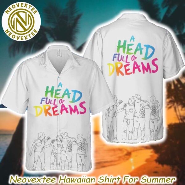 Coldplay Band A Head Full Of Dreams 2025 Summer Aloha Music Gift For Family Hawaiian Shirt