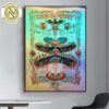 Dead And Company Poster Rainbow Foil In Las Vegas At Sphere On March 20th 2025 Home Decor Poster Canvas