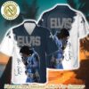 Elvis Presley Album Cover Collage 2025 Summer Aloha Hawaiian Shirt