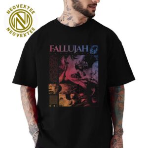 Fallujah Merch Tee Kaleidoscopic Waves Single Unisex T-Shirt