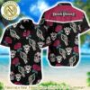 Five Finger Death Punch Band Logo And Floral Pattern Aloha Summer 2025 Hawaiian Shirt