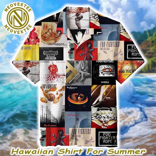 Foo Fighters Full Album Gift For Fan Music Hawaiian Shirt