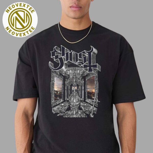 Ghost Merch Skeletá Album Cover Unisex T-Shirt